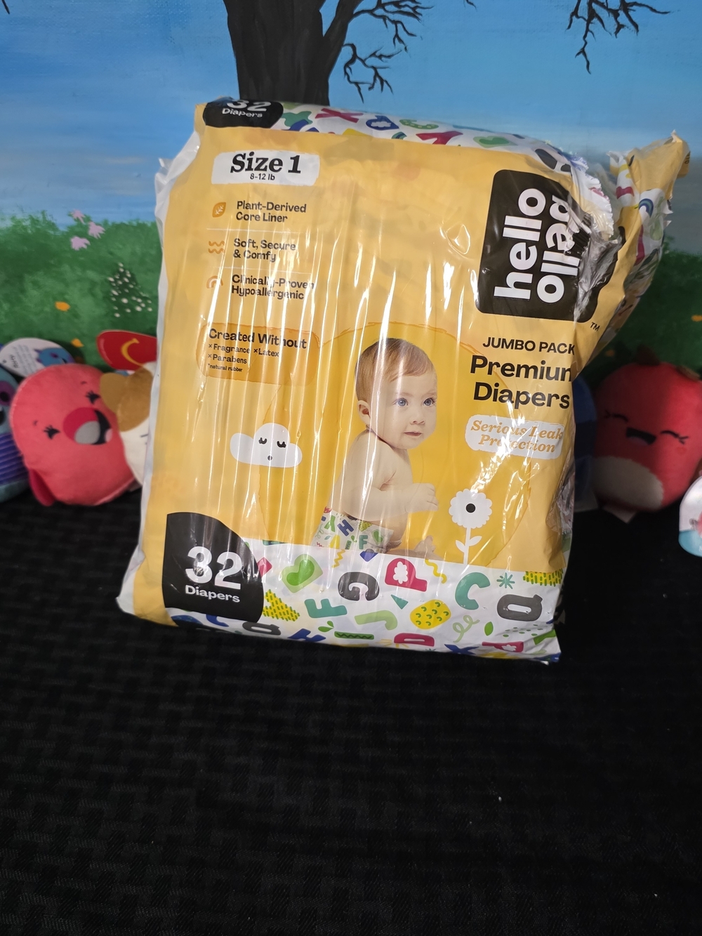 Hello Bello Premium Size 1 Baby Diapers - Yellow Pack, 30ct